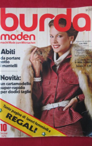 BURDA MODEN CON CARTAMODELLI 10 1979 [C55]