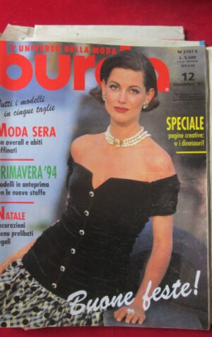 BURDA MODEN CON CARTAMODELLI 12 DICEMBRE 1993 [G236]
