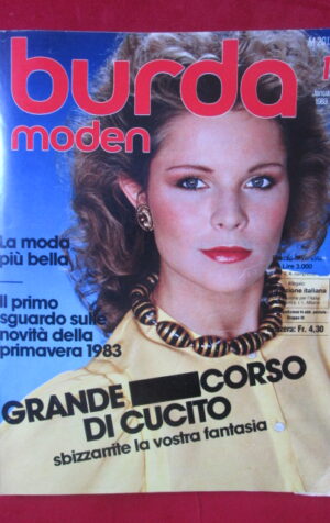 BURDA MODEN CON CARTAMODELLI 1 1983 [G236]