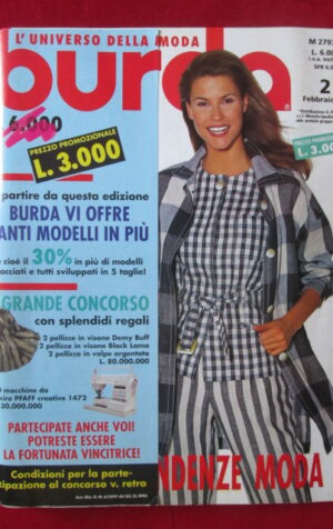 BURDA CON CARTAMODELLI 2 1994 [G236]