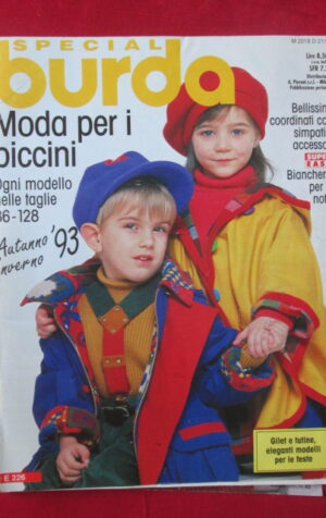 BURDA SPECIAL CON CARTAMODELLI 21 1993 [G236]