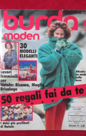 BURDA MODEN CON CARTAMODELLI 11 1985 [G236]