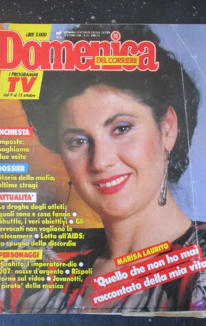 DOMENICA DEL CORRIERE 42 1988 LAURITO JOVANOTTI JAMES BOND TIMOTHY DALTON [C54]