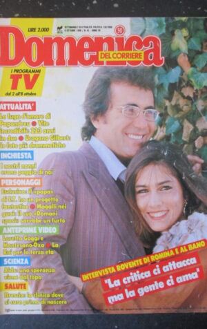 DOMENICA DEL CORRIERE 41 1988 ALBANO E ROMINA MAGALLI LORETTA GOGGI [C54]