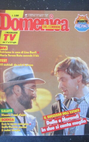 DOMENICA DEL CORRIERE 30 1988 LINO BANFI MARIA TERESA RUTA DALLA MORANDI [C54]