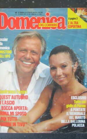 DOMENICA CORRIERE 30 1987 GIANFRANCO FUNARI DOSSIER IL MISTERO DEGLI UFO [C54]