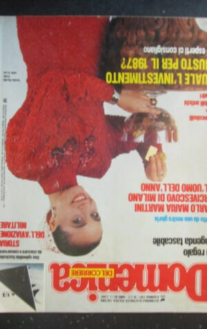 DOMENICA CORRIERE 1-2 1987 CARLO MARIA MARTINI ORIELLA DORELLA ALDO FABRIZI [C57