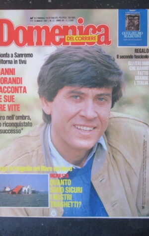 DOMENICA CORRIERE 12 1987 MORANDI GIANNI AGNELLI LUCCHINI KELLY LE BROCK [C57]