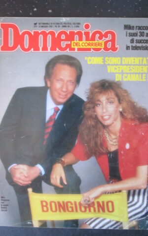 DOMENICA CORRIERE 20 1987 MIKE BONGIORNO DANIELA ZUCCOLI NOVELLA PARIGINI [C57]