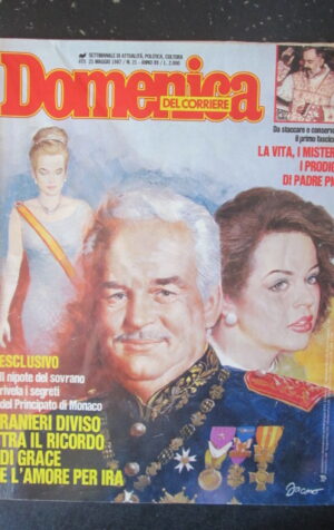 DOMENICA DEL CORRIERE 21 1987 RANIERI DI MONACO VITTORIA SCUDETTO NAPOLI [C57]