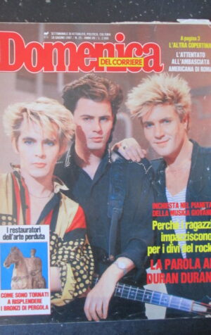 DOMENICA DEL CORRIERE 25 1987 DURAN DURAN RONALD E NANCY REAGAN [C57]