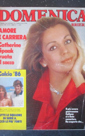 DOMENICA CORRIERE 29 1985 CATHERINE SPAAK MARCO TARDELLI MIKAIL GORBACIOV [C57]