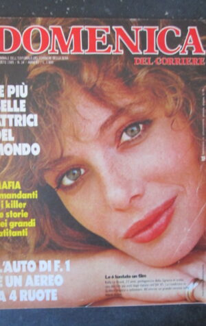 DOMENICA DEL CORRIERE 34 1985 KELLY LE BROCK ROSANNA SCHIAFFINO [C57]