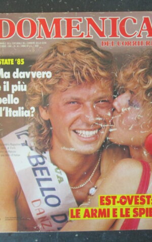 DOMENICA CORRIERE 36 1985 ALESSANDRO RAGAZZINI STEFANIA SANDRELLI CIAVARRO [C57]