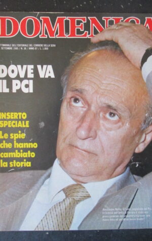DOMENICA CORRIERE 38 1985 ALESSANDRO NATTA GERARD DEPARDIEU TITO STAGNO [C57]