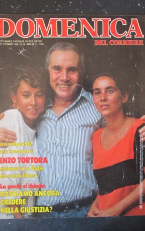 DOMENICA DEL CORRIERE 39 1986 ENZO TORTORA WALTER CHIARI JOE PETROSINO [C57]
