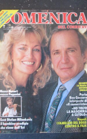 DOMENICA CORRIERE 42 1986 STEFAN MILENKOVIC BEN GAZZARA FRANCESCO MOSER [C57]