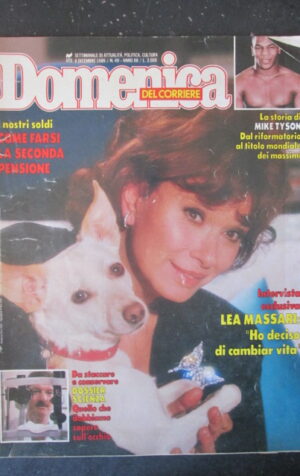 DOMENICA DEL CORRIERE 49 1986 MIKE TYSON LEA MASSARI CECILIA GASDIA  [C57]