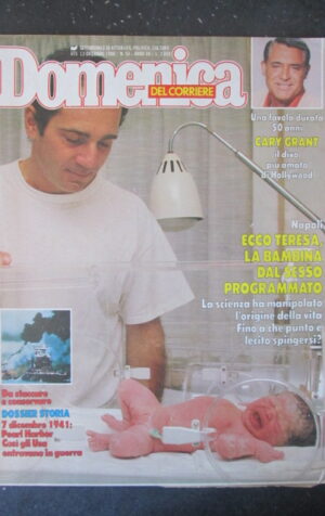 DOMENICA DEL CORRIERE 50 1986 CARY GRANT  MUTTER PATRICK DUFFY DALLAS [C57]