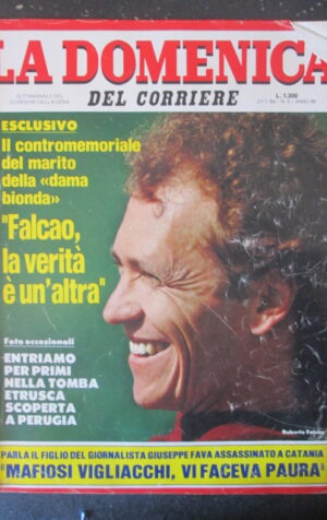 DOMENICA CORRIERE 3 1984 FALCAO CHINAGLIA CAROLINA MONACO GIUSEPPE FAVA [C57]