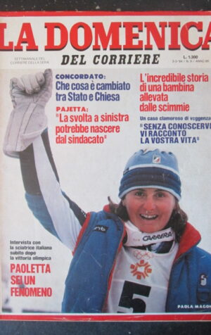 DOMENICA CORRIERE 9 1984 PAOLA MAGONI MESSNER DEBORA ERGAS ANNA IDENTICI [C57]