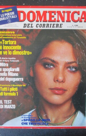 DOMENICA DEL CORRIERE 13 1984 ORNELLA MUTI PILOTI FORMULA UNO MONDIALE 84 [C57]