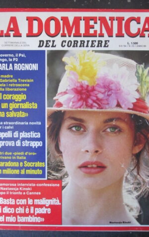 DOMENICA DEL CORRIERE 23 1984 NASTASSJA KINSKI - VIRTUS GRANAROLO BOLOGNA [C57]