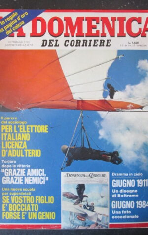 DOMENICA DEL CORRIERE 27 1984 ENZO TORTORA MICHEL PLATINI LUCY IRVINE [VL9]