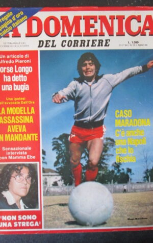 DOMENICA CORRIERE 29 1984 MARADONA MAMMA EBE TERRY BROOME EUGENE IONESCO [VL9]