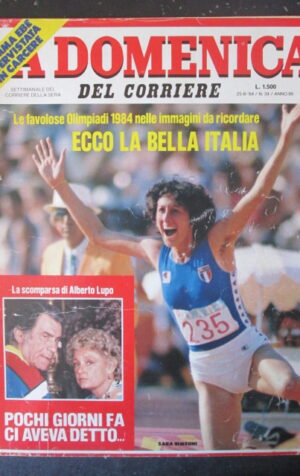 DOMENICA DEL CORRIERE 34 1984 SARA SIMEONI TERRY BROOME STEPHANIE MONACO [VL9]