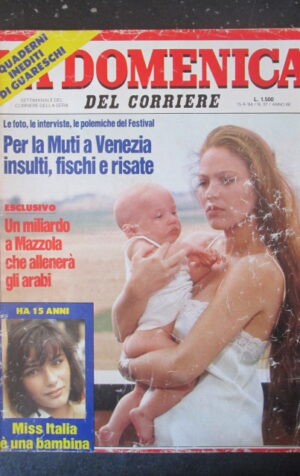 DOMENICA DEL CORRIERE 37 1984 ORNELLA MUTI SUSANNA HUCKSTEP MUCCIOLI [VL9]