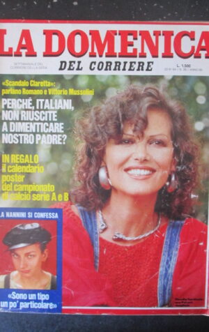DOMENICA DEL CORRIERE 38 1984 CLAUDIA CARDINALE GIANNA NANNINI POZZETTO [VL9]