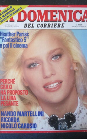 DOMENICA DEL CORRIERE 41 1984 HEATHER PARISI NANDO MARTELLINI CAROSIO [VL9]