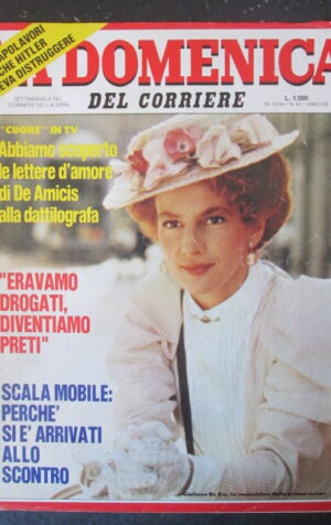 DOMENICA DEL CORRIERE 42 1984 GIULIANA DE SIO RENZO ARBORE ORNELLA MUTI [VL9]