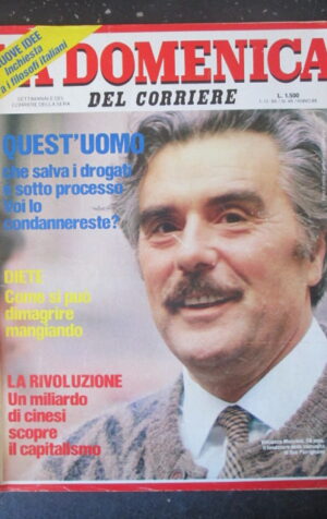 DOMENICA DEL CORRIERE 48 1984 MUCCIOLI LINDA EVANS DYNASTY SORELLE FONTANA [VL9]