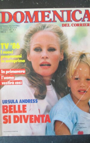 DOMENICA CORRIERE 4 1986 URSULA ANDRESS PIPPO BAUDO STORY SCIA DI PERSIA [VL9]