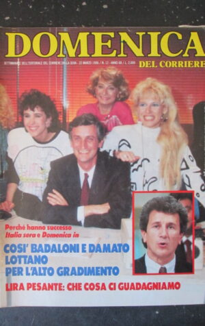 DOMENICA DEL CORRIERE 12 1986 MARIA TERESA RUTA BOUCHET KATHARINE HEPBURN [VL9]