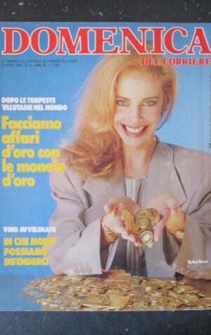 DOMENICA DEL CORRIERE 16 1986 SYDNE ROME SYLVIA KRISTEL NINO MANFREDI [VL9]