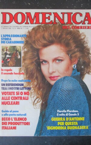 DOMENICA CORRIERE 20 1986 FIORELLA PIEROBON PIPPO BAUDO CAMORRA SCOMMESSE [VL9]
