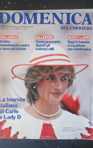 DOMENICA CORRIERE 17 1985 LADY DIANA DARIO FO JANE FONDA CLAUDIO CHIEFFO [VL9]