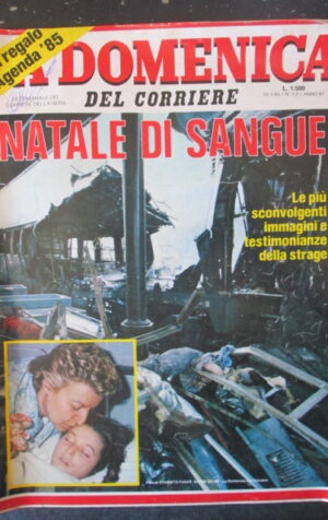 DOMENICA CORRIERE 1-2 1985 STRAGE SAN BENEDETTO VAL DI SAMBRO MARIO LODI [VL9]