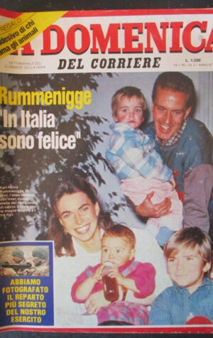 DOMENICA DEL CORRIERE 3 1985 RUMMENIGGE SALVATORE PARISI MONICA GUERRITORE [VL9]