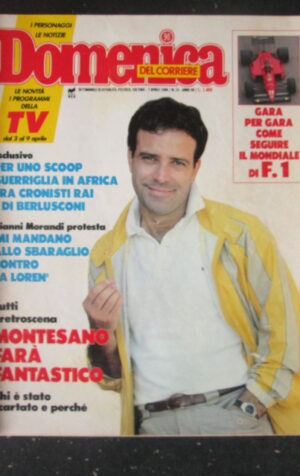 DOMENICA DEL CORRIERE 15 1988 GIANNI MORANDI MONTESANO DALLA CHIESA FRIZZI [C54]