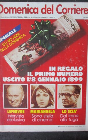 DOMENICA DEL CORRIERE 5 1979 LEFEBVRE MAURIZIO MINGHELLA RENATO ZERO [VL10]