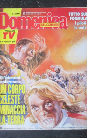 DOMENICA CORRIERE 13 1989 DOSSIER BOEING 737 PATRIZIA MILLARDET MCLAREN [VL10]