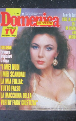 DOMENICA CORRIERE 18 1989 ELEONORA BRIGLIADORI ADNAN KASHOGGI DEMIS ZANON [VL10]