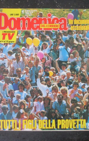 DOMENICA DEL CORRIERE 23 1989 ARRIGO SACCHI MARCO VAN BASTEN MARA VENIER [VL10]