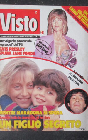 VISTO 4 1989 ELVIS PRESLEY FIGLIO SEGRETO DI MARADONA [VL10]