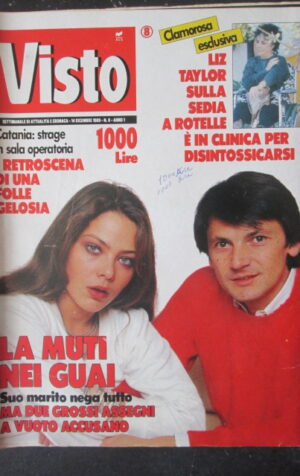 VISTO 8 1989 LIZ TAYLOR KATHARINA MIROSLAWA IRMA LINERI ORNELLA MUTI [VL10]