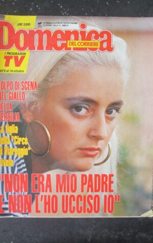 DOMENICA DEL CORRIERE 41 1989 STRAGE USTICA LAURA ANTONELLI NADIA BENGALA [VL10]